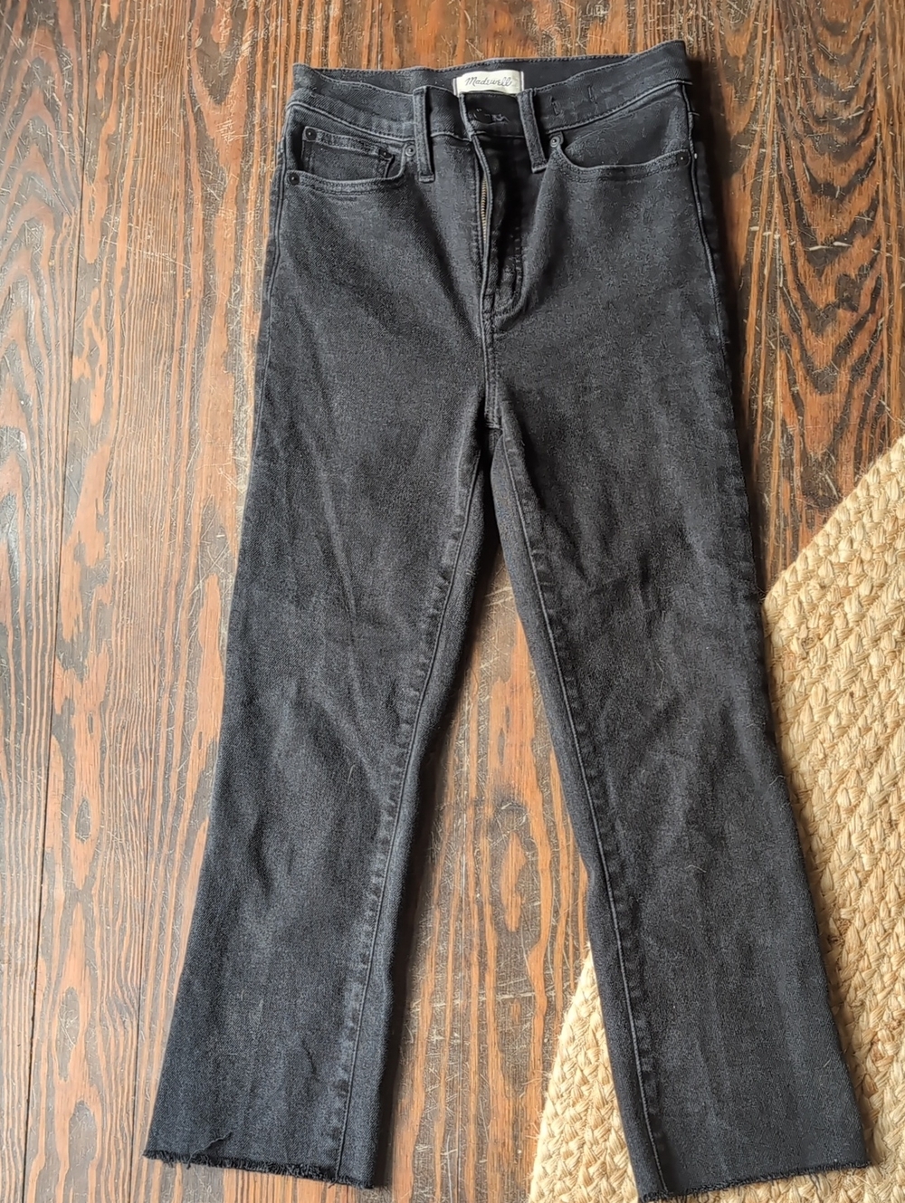 Black Women’s Jeans - Unbranded High-Rise Straight Leg